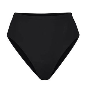 Left On Friday Hi Hi Bikini Bottom Jet Black L